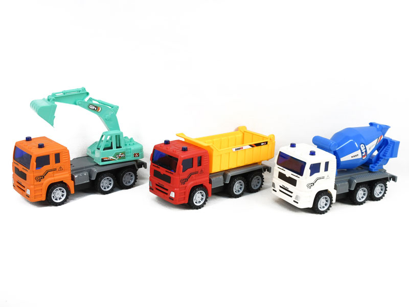 Friction Construction Truck(3S) toys