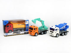 Friction Construction Truck(3S) toys