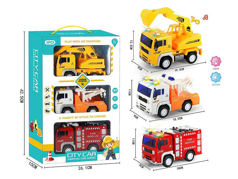 1:20 Friction Construction Truck toys