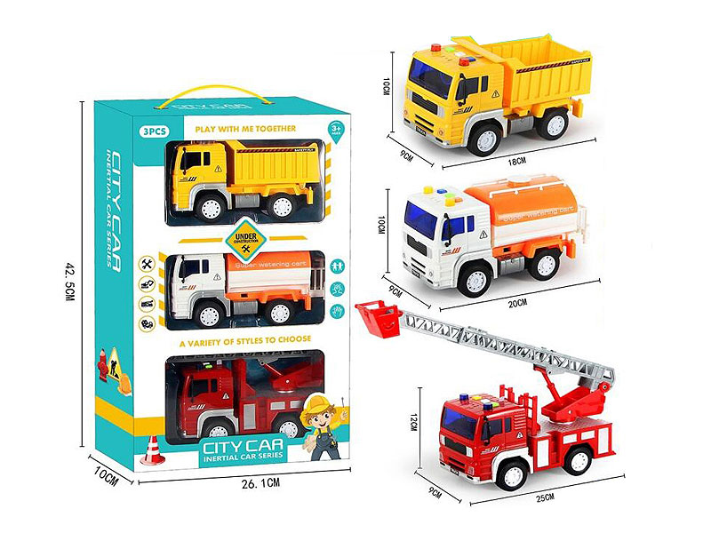 1:20 Friction Construction Truck(3in1) toys