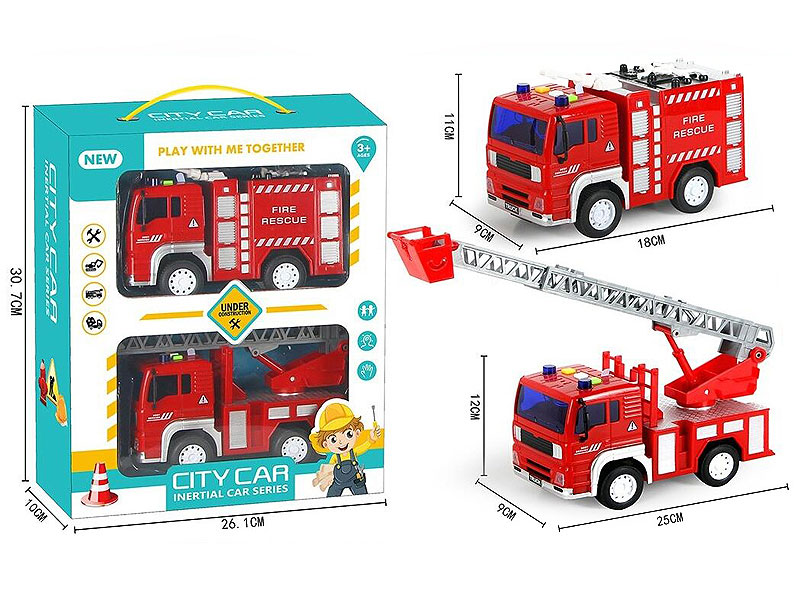 1:20 Friction Fire Engine(2in1) toys