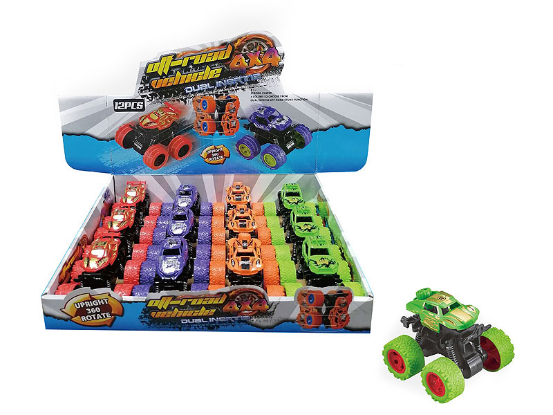 Friction Stunt Cross-country Car(12in1) toys