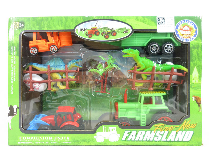 Friction Farmer Truck Set toys