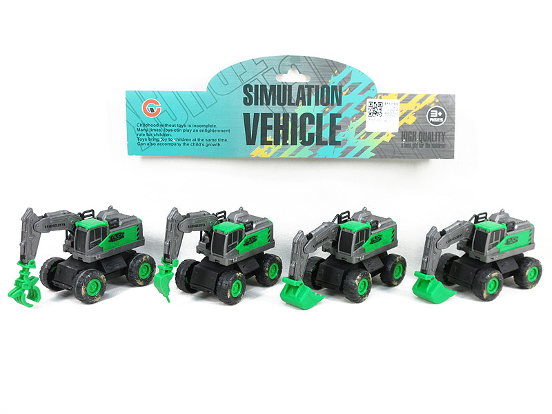 Friction Farmer Truck(4in1) toys