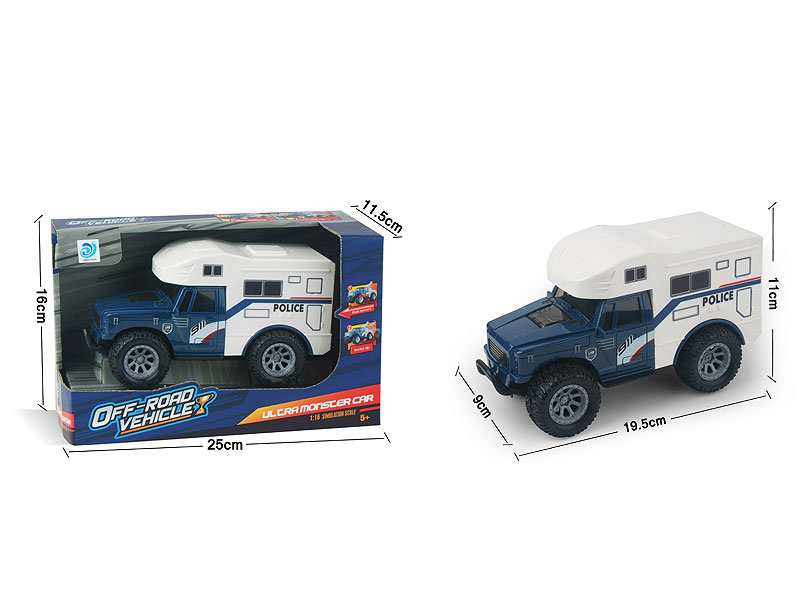 Friction Police RV toys