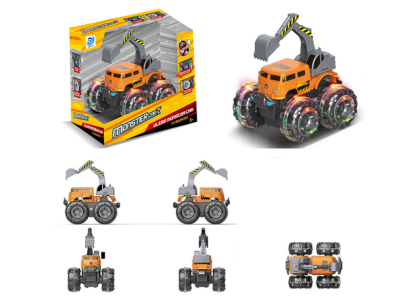 Friction Excavating Machinery W/L_S toys