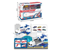 Friction Police Series Storage Aircraft W/L_M toys