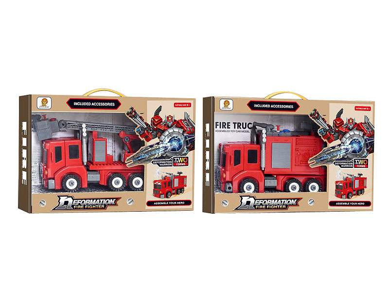 Friction Diy Transforms Fire Engine(2S) toys