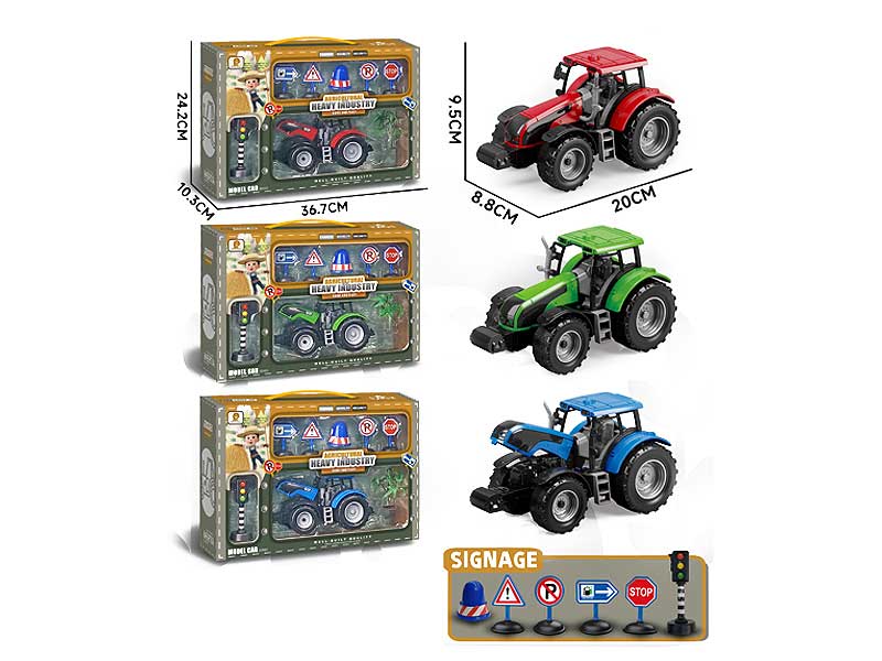 Friction Farmer Truck Set toys