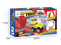 Frction Magnetic Block Track toys