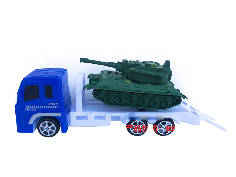 Friction Truck Tow Tank(4C) toys
