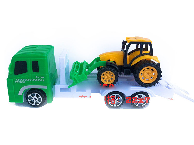 Friction Truck Tow Free Wheel Farmer Car(4C) toys
