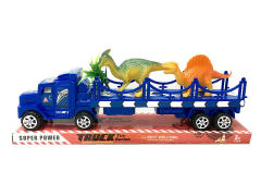 Friction Truck Tow Dinosaur(3C)