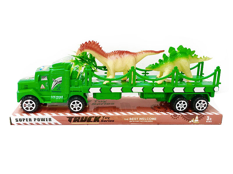 Friction Truck Tow Dinosaur(3C) toys