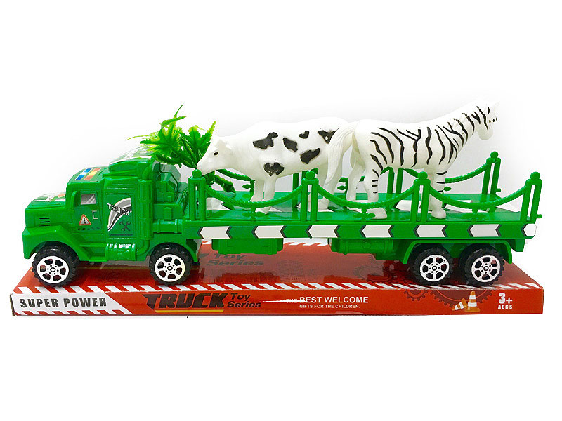 Friction Truck Tow Animal(3C) toys