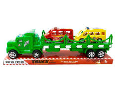 Friction Truck Tow Police Car(3C) toys