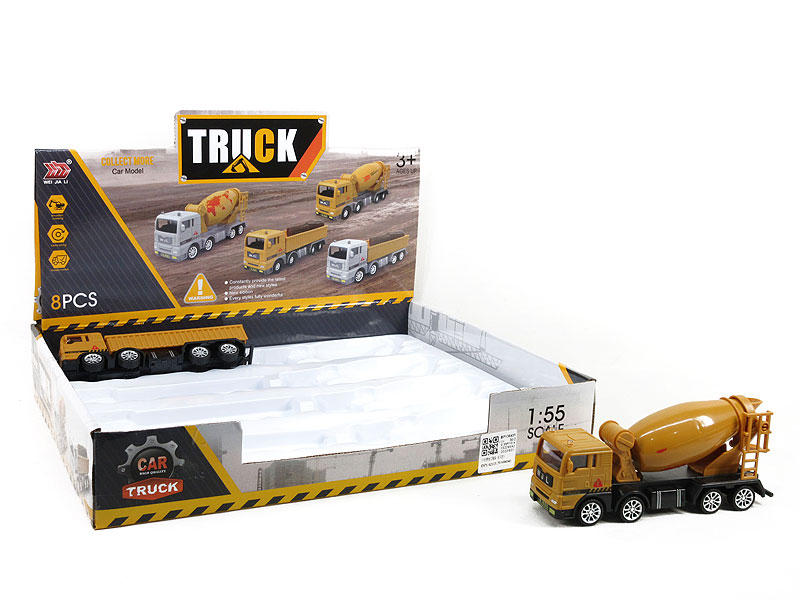 1:55 Friction Construction Truck(8in1) toys