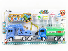 Friction Diy Construction Truck Set(2in1)