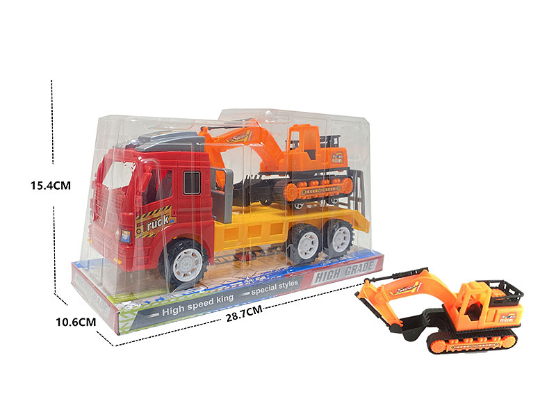 Friction Truck Tow Construction Truck toys