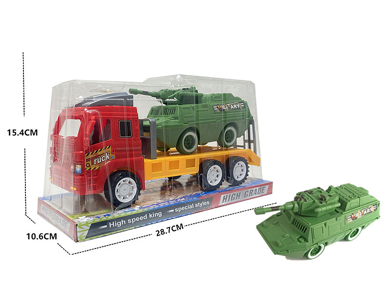 Friction Truck Tow Tank toys