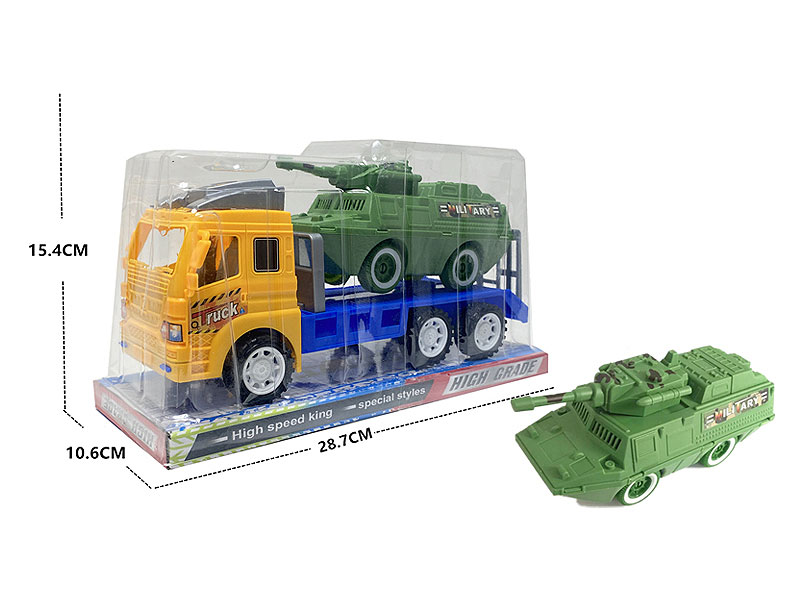 Friction Truck Tow Tank toys