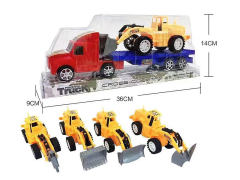 Friction Truck Tow Construction Truck toys