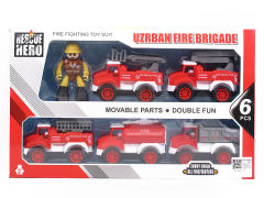 Friction Fire Engine Set(5in1)