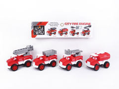 Friction Fire Engine(4in1) toys