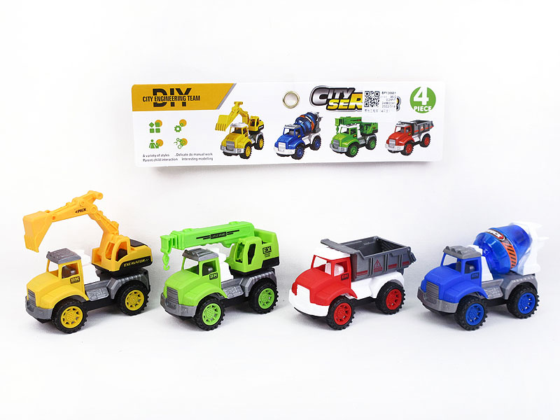 Friction Construction Truck(4in1) toys