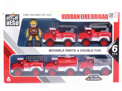 Friction Fire Engine Set(5in1)