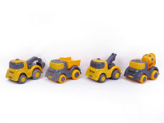 Friction Construction Truck(4S) toys