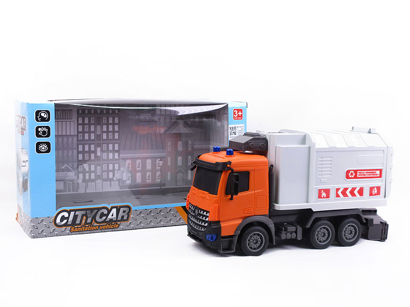 Friction Garbage Truck(2C) toys