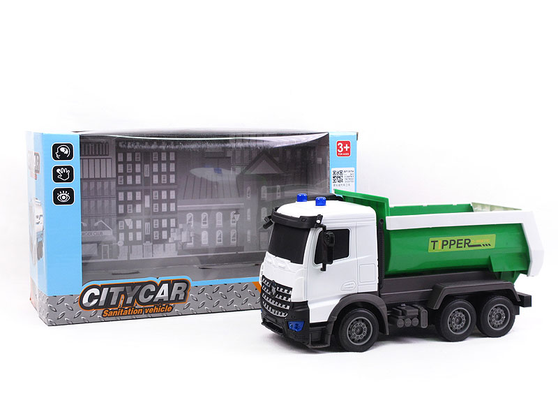 Friction Sanitation Truck toys