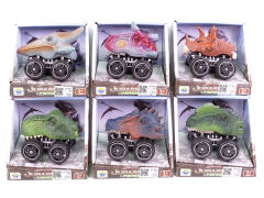 Friction Dinosaur Car(6S)