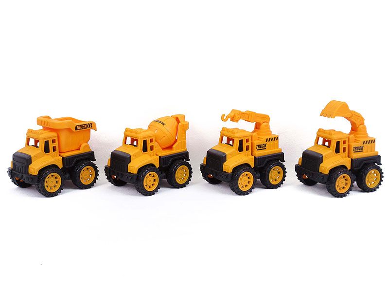 Friction Construction Truck(4S) toys