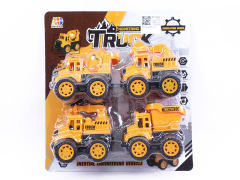 Friction Construction Truck(4in1) toys