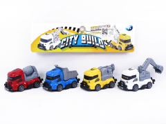 Friction Construction Truck(4in1) toys