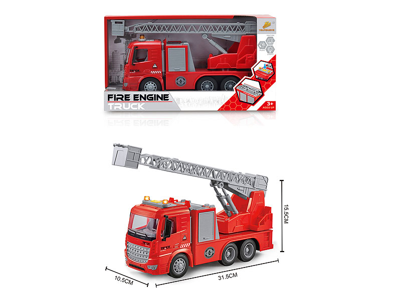 Friction Fire Engine W/L_M toys