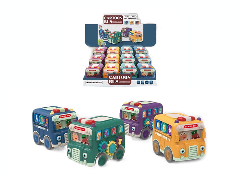 Friction Bus(12in1) toys