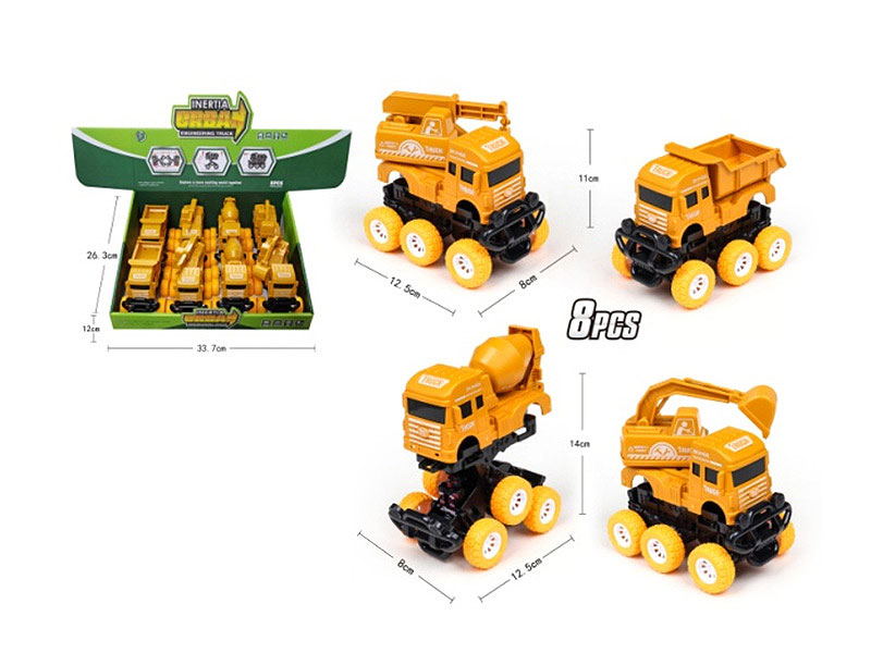 Friction Construction Truck(8in) toys