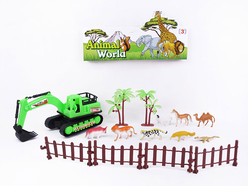 Friction Construction Truck Set(2C) toys