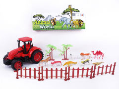 Friction Farmer Truck Set(2C) toys