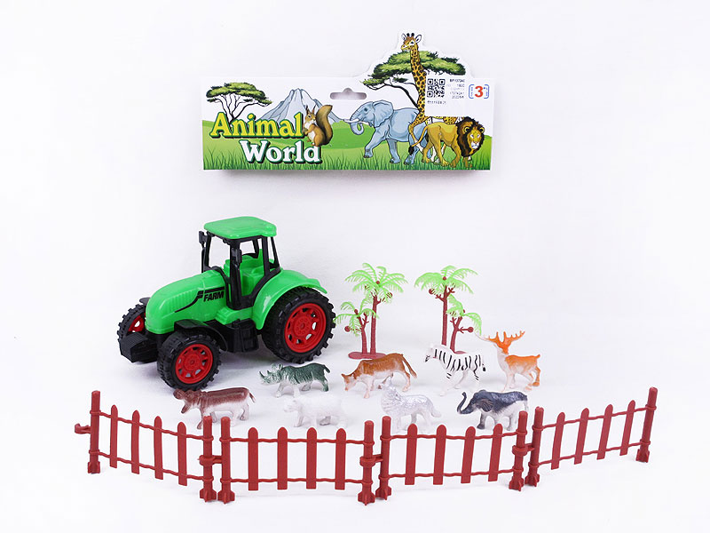 Friction Farmer Truck Set(2C） toys