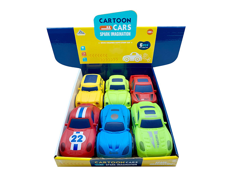 Friction Cartoon Car(6in1) toys
