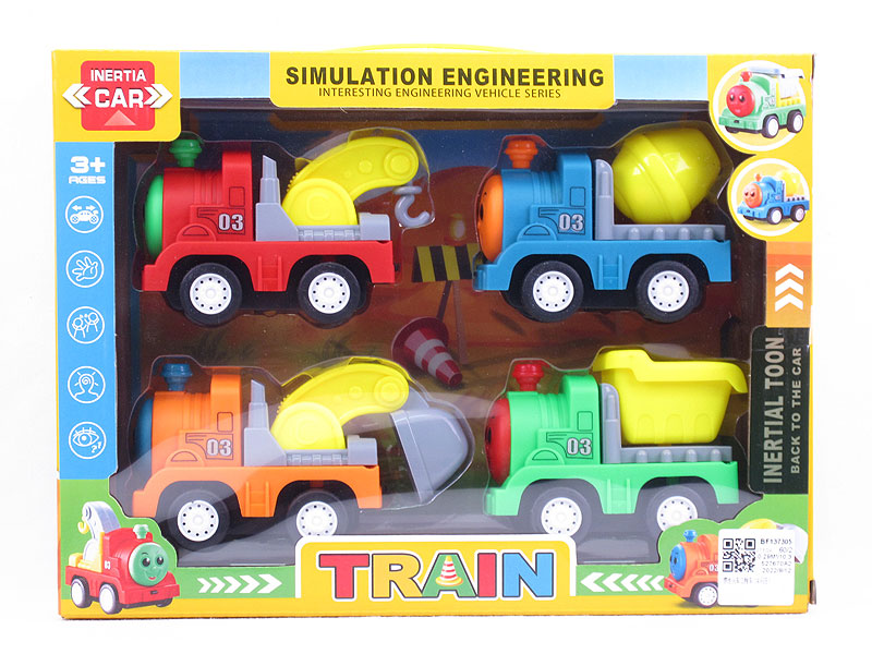 Friction Construction Truck(4in1) toys