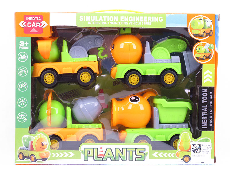 Friction Construction Truck(4in1) toys