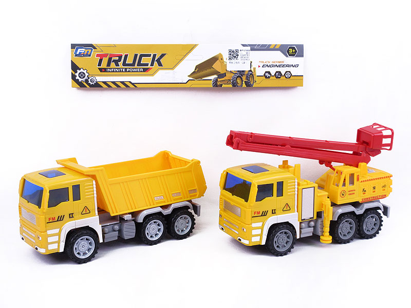 Friction Construction Truck(2S) toys