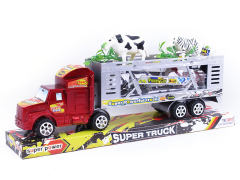 Friction Double Deck Trailer(2C) toys