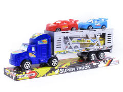 Friction Double Deck Trailer(2C) toys