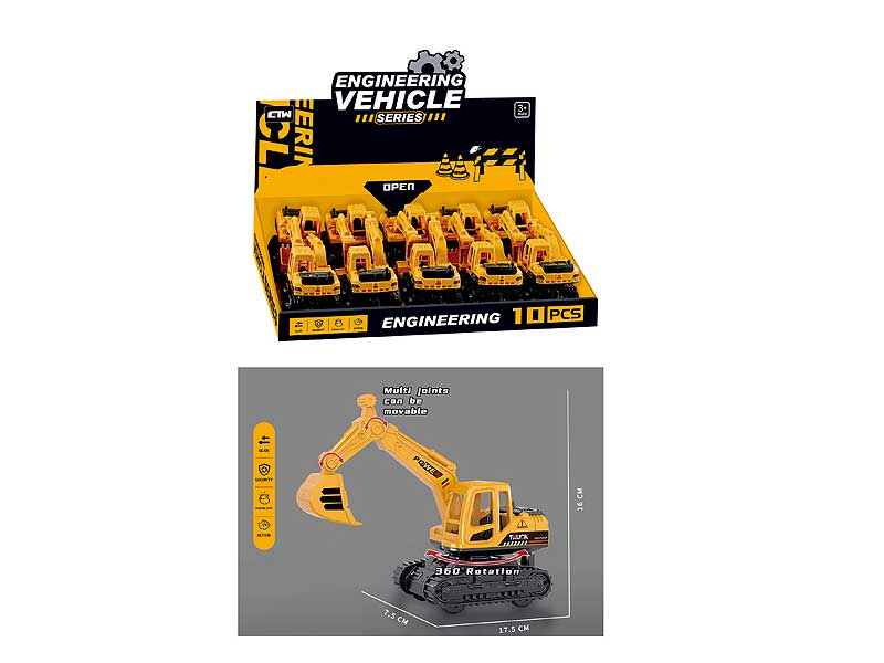 Friction Construction Truck(10in1) toys